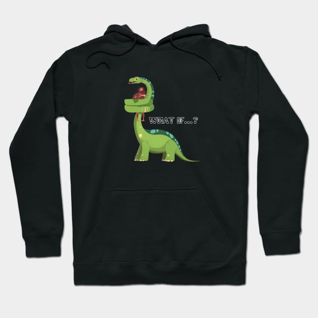 Long Neck Dinosaur Joke Hoodie by MordaxFurittus